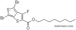 Molecular Structure of 1160823-76-6 (4,6-Dibromo-3-fluorothieno[3,4-b]thiophene-2-carboxylic acid octyl ester)
